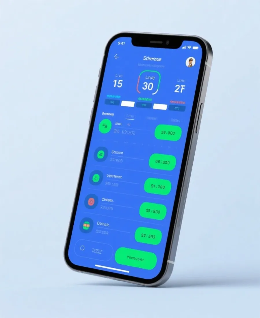 赛程与直播入口展示