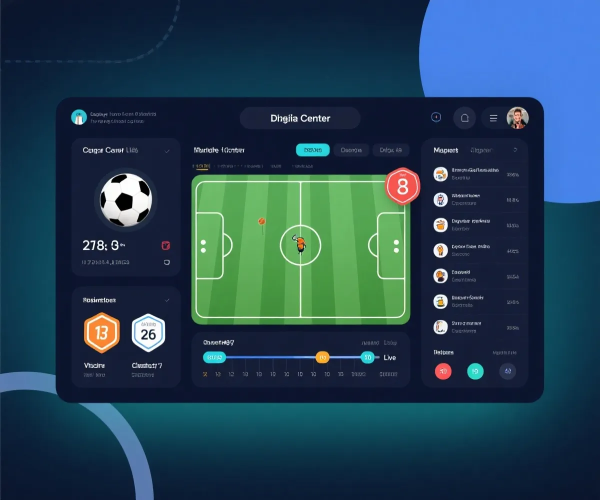 赛事中心示意图